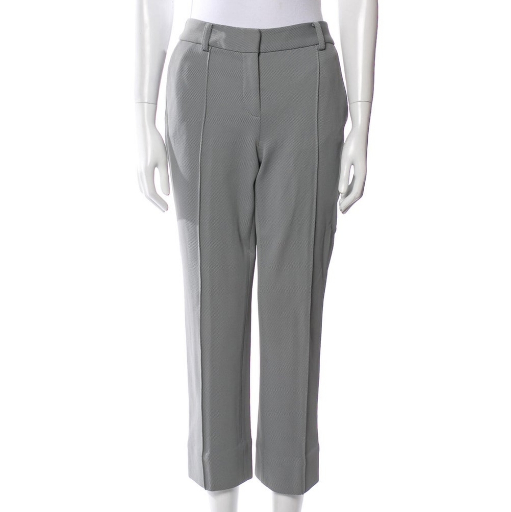 Diane von Furstenberg Grey Straight Leg Pants